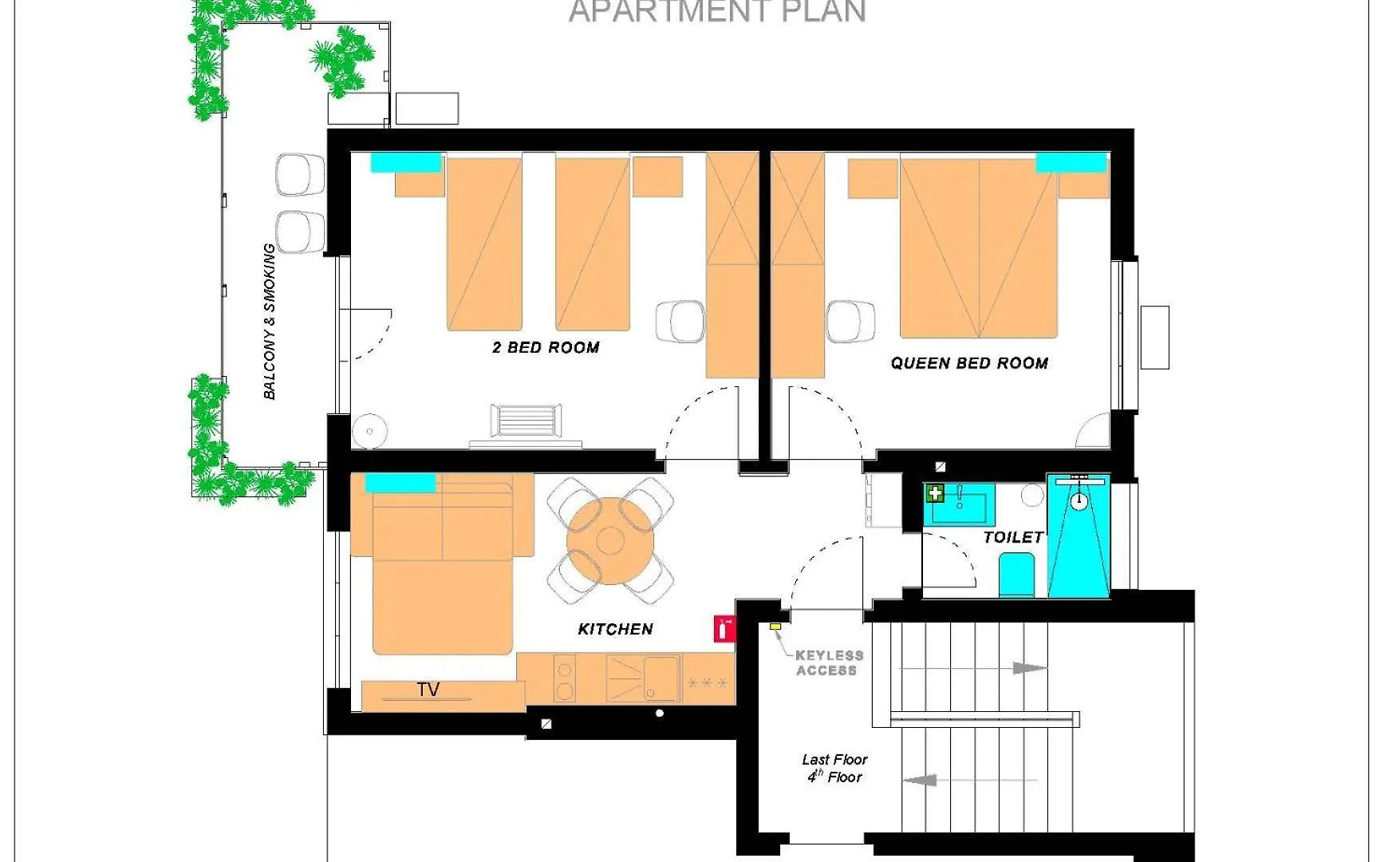 Fit Five Apartment Tirana 0*,  Albania